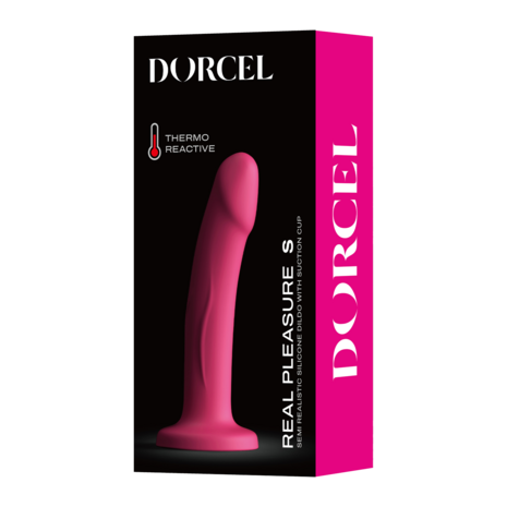 Dorcel - Real Pleasure - Stijlvolle Siliconen Dildo - Roze - Maat S