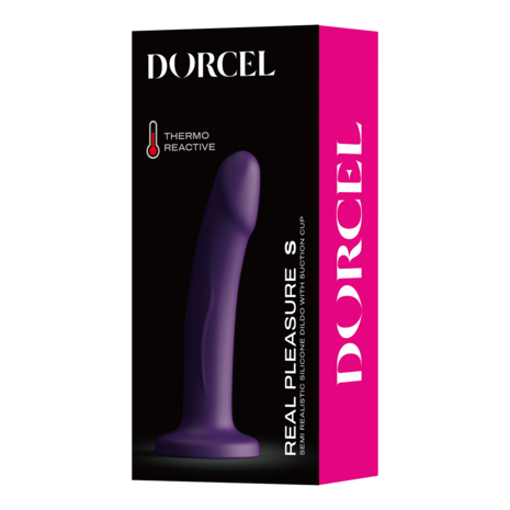 Dorcel - Real Pleasure - Stijlvolle Siliconen Dildo - Paars - Maat S