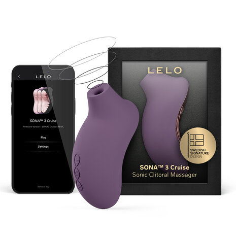 Lelo - Sona 3 Cruise -  Luchtdruk Vibrator - Plum