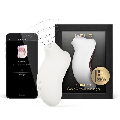 Lelo - Sona 3 -  Luchtdruk Vibrator - Cr&egrave;me