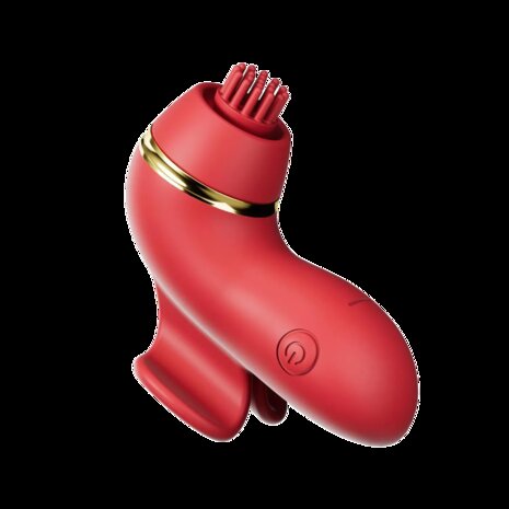 IY Beeny - Multifunctionele vibrator - Met 4 Opzetstukjes - Rood