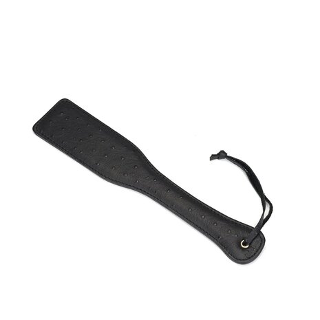 Liebe Seele Demon's Kiss Spanking Paddle - Luxe Leren Plak