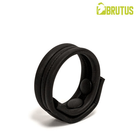 Brutus - Neopreen Cockstrap - Verstelbaar met drukknopen - Zwart 