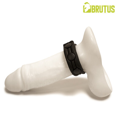 Brutus - Neopreen Cockstrap - Verstelbaar met drukknopen - Zwart 
