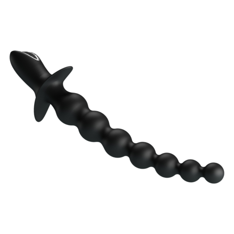 Pretty Love - Rigdon - Anale Kralen Vibrator - Zwart