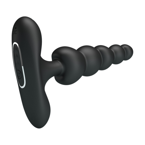 Pretty Love - Corban - Anale Kralen Vibrator - Zwart