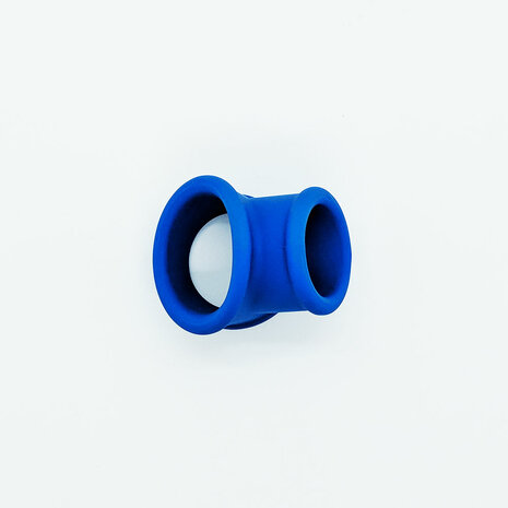 Sport Fucker - Siliconen Cock Tube - Cockring en Ballstretcher - Blauw