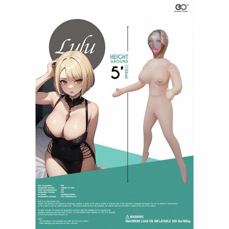 Hussy Tatiana - Opblaaspop met Twee Ingangen