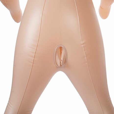 Hussy Selena - Opblaaspop met Twee Openingen en Grote Borsten