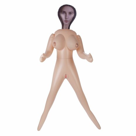 Hussy Selena - Opblaaspop met Twee Openingen en Grote Borsten