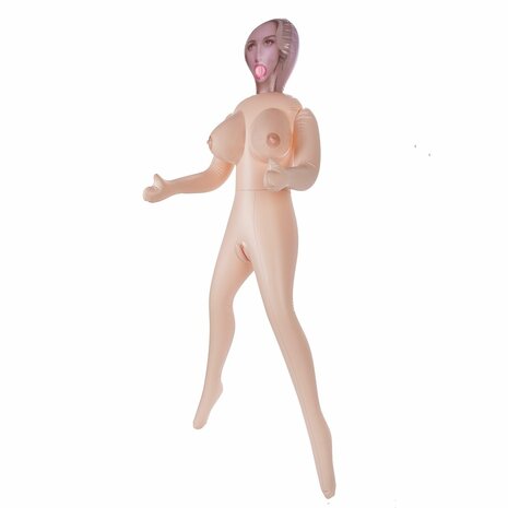 Hussy Luna - Opblaaspop met Drie Openingen en Grote Borsten