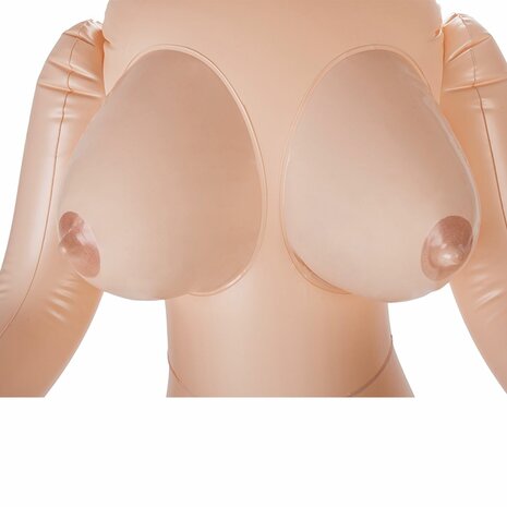 Hussy Nadia - Opblaaspop met Drie Ingangen en Grote Borsten