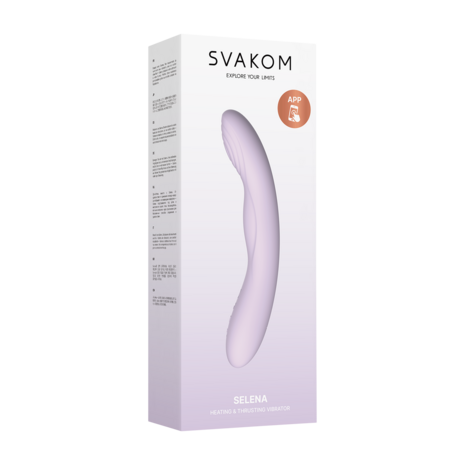 Svakom - Selena- Verwarmende en Stotende Vibrator - Lila
