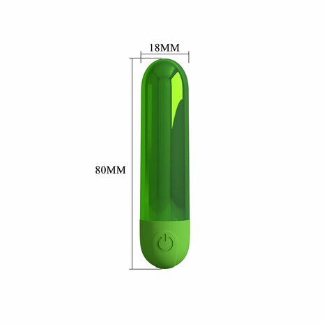 Pretty Love - Kiwi - Bullet Vibrator - Groen