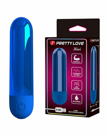 Pretty Love - Kiwi - Bullet Vibrator - Blauw