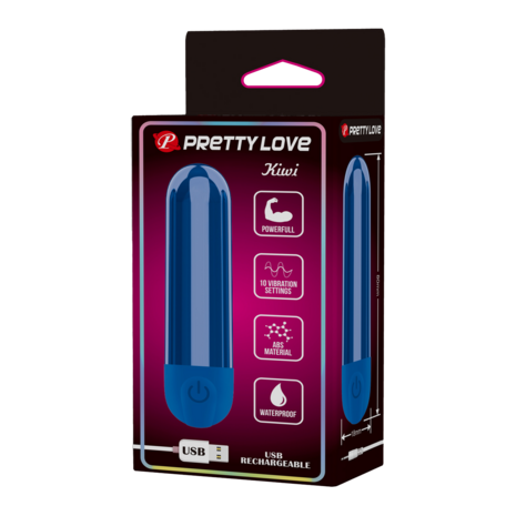 Pretty Love - Kiwi - Bullet Vibrator - Blauw