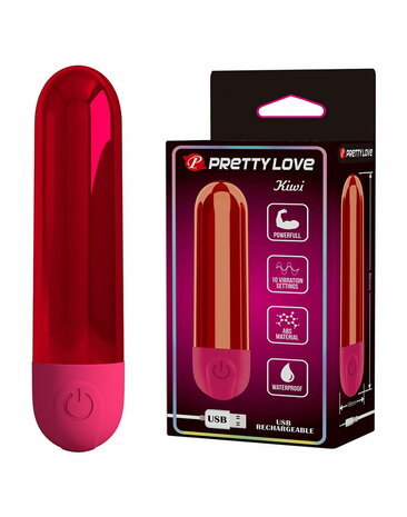 Pretty Love - Kiwi - Bullet Vibrator - Rood