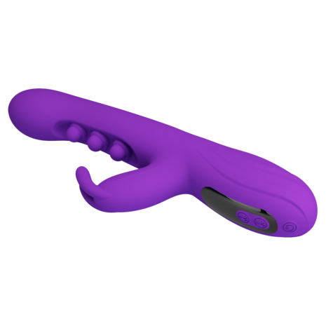 Pretty Love - Sabien - Rabbit Vibrator met LED Display - Paars