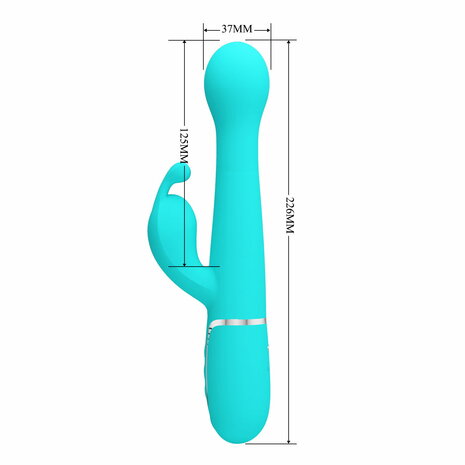 Pretty Love - Dejon - Rabbit Vibrator - Turquoise