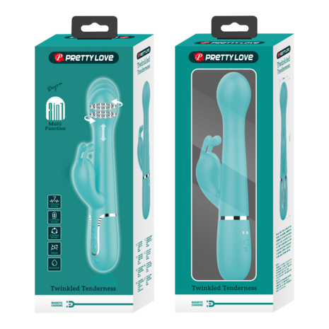 Pretty Love - Dejon - Rabbit Vibrator - Turquoise