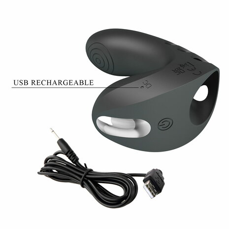 Pretty Love - Camelia - Vinger Vibrator - Zwart