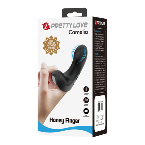 Pretty Love - Camelia - Vinger Vibrator - Zwart