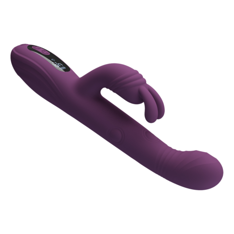 Pretty Love - Dee - Rabbit Vibrator met LED Display - Paars