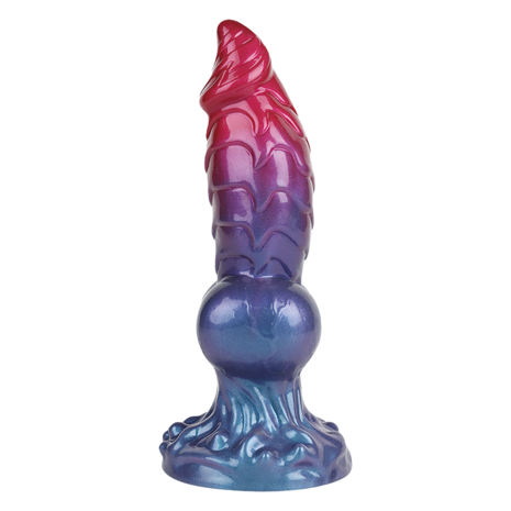 Power Monsters - Eldritch Sentinel - Monster Dildo - 24 cm - Rood/Blauw/Paars