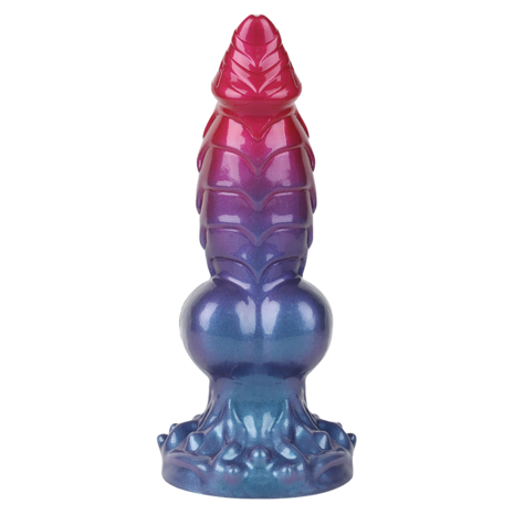 Power Monsters - Eldritch Sentinel - Monster Dildo - 24 cm - Rood/Blauw/Paars