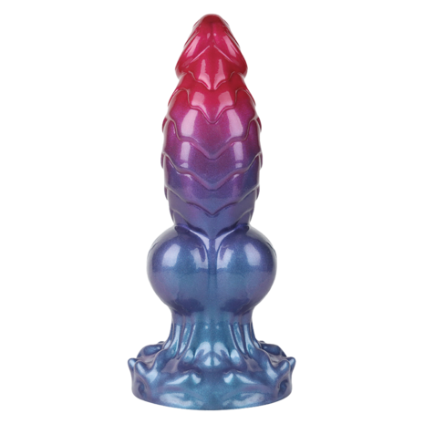 Power Monsters - Eldritch Sentinel - Monster Dildo - 24 cm - Rood/Blauw/Paars