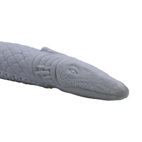 Power Monsters - Basilisk - Taps Toelopende Fantasie Dildo - Grijs