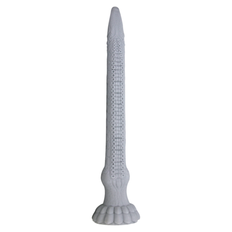 Power Monsters - Basilisk - Taps Toelopende Fantasie Dildo - Grijs