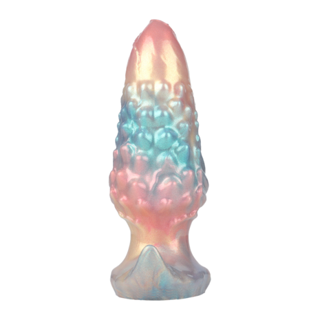 Power Monsters - Ebon Leviathan - Opblaasbare Buttplug - 18 cm - Multicolour