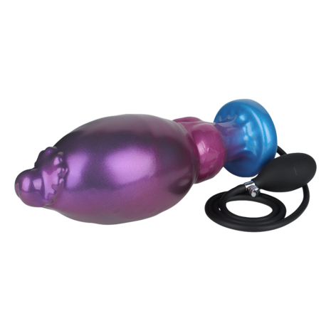 Power Monsters - Rift Titan - Opblaasbare Monster Dildo - 24 cm - Paars/Blauw