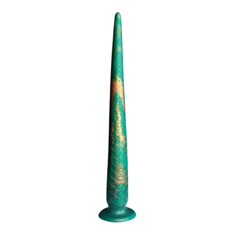Power Monsters - Verdant Titan - Mythical Tail Dildo - Groen/Goud