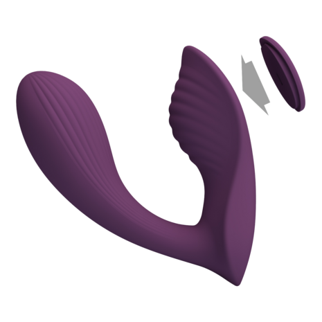 Pretty Love - Franz - Draagbare Vibrator - Panty Vibrator - Vibrerend Slipje - Paars