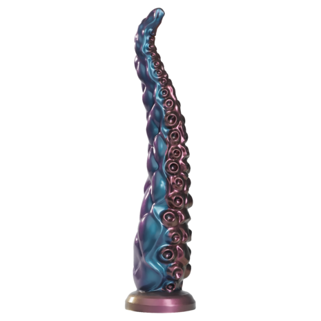 Power Monsters - Maelstrom Beastlord - Tentakel Dildo - Blauw/Paars/Goud