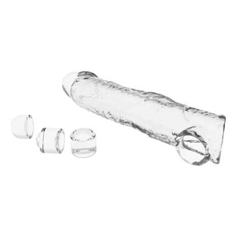 Pretty Love - Verlengende Penis Sleeve - 26 cm - Transparant