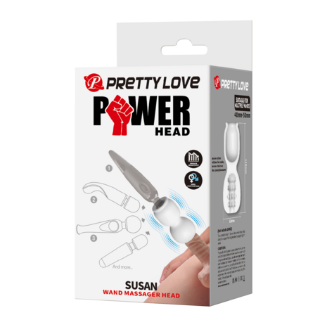 POWER - Susan - Wand Vibrator Opzetstuk - Wit