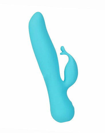 Swan - Kissing - Dual Action Rabbit Vibrator - Turquoise