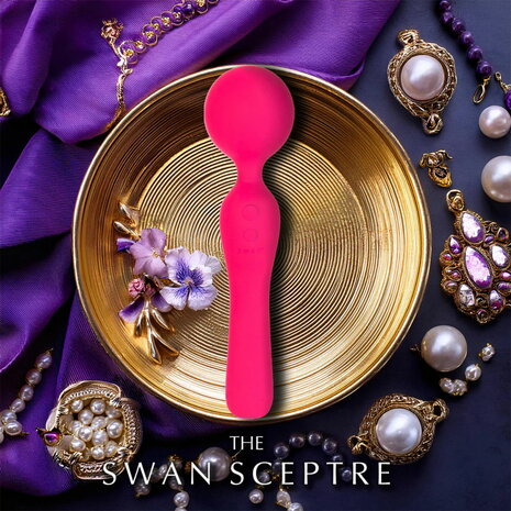 Swan - Sceptre - Dubbelzijdige Wand Vibrator - Roze