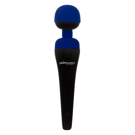PalmPower - Recharge Wand Massager - Flexibele Kop - Blauw/Zwart