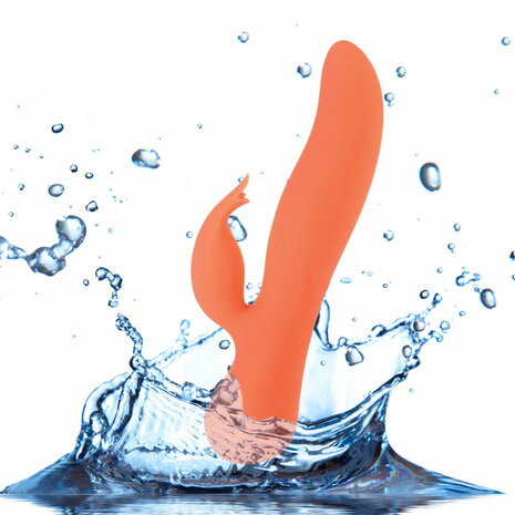Swan - Blossom - Dual Action Rabbit Vibrator - Oranje