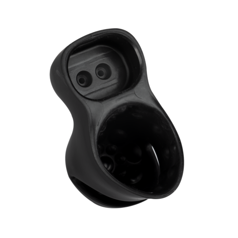 Rimba Electro Play - E-Stim Penis Head Stimulator - Bi-Polair - Zwart