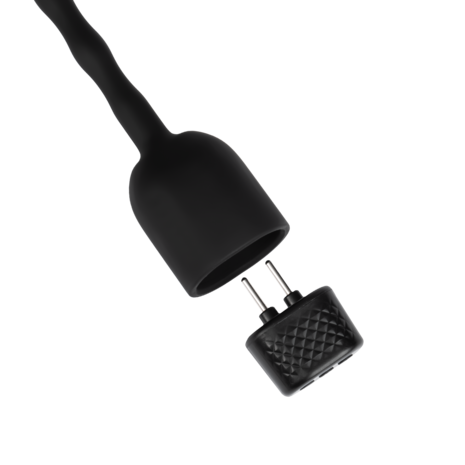 Rimba Electro Play - E-Stim Urethrale Dilator - Bi-Polair - Zwart