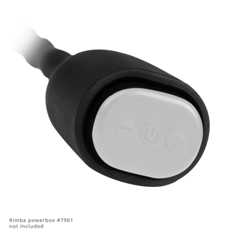 Rimba Electro Play - E-Stim Urethrale Dilator - Bi-Polair - Zwart - Large