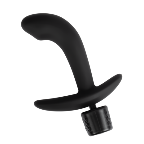 Rimba Electro Play - E-Stim Anaal Plug - E-Stim Prostaat Plug - Bi-Polair - Zwart