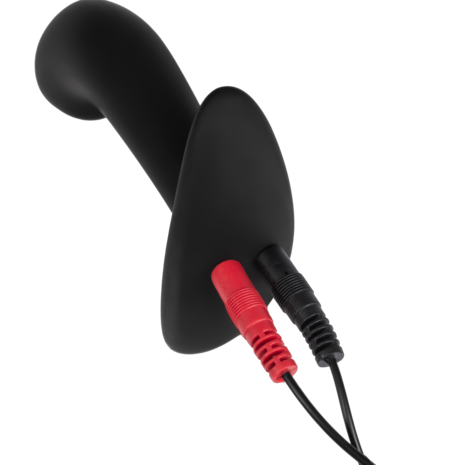 Rimba Electro Play - E-Stim Anaal Plug - E-Stim Prostaat Plug - Bi-Polair - Zwart