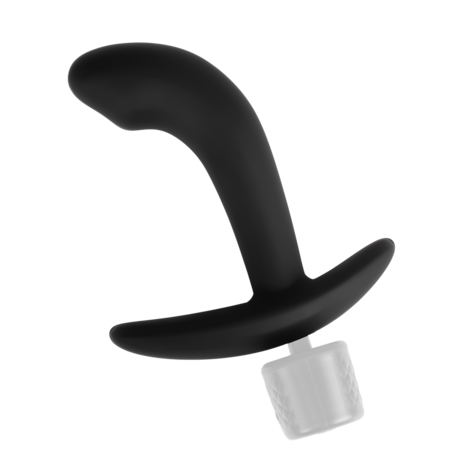 Rimba Electro Play - E-Stim Anaal Plug - E-Stim Prostaat Plug - Bi-Polair - Zwart