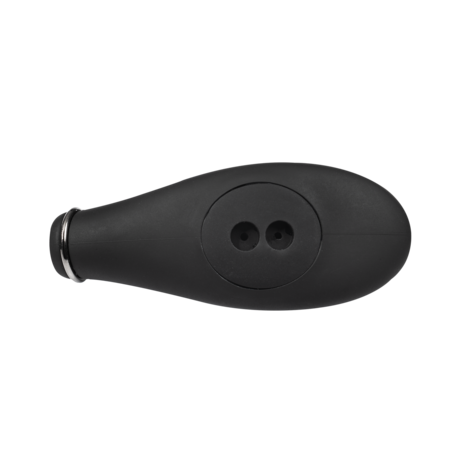 Rimba Electro Play - E-Stim Opblaasbare Anaal Plug - Bi-Polair - Zwart